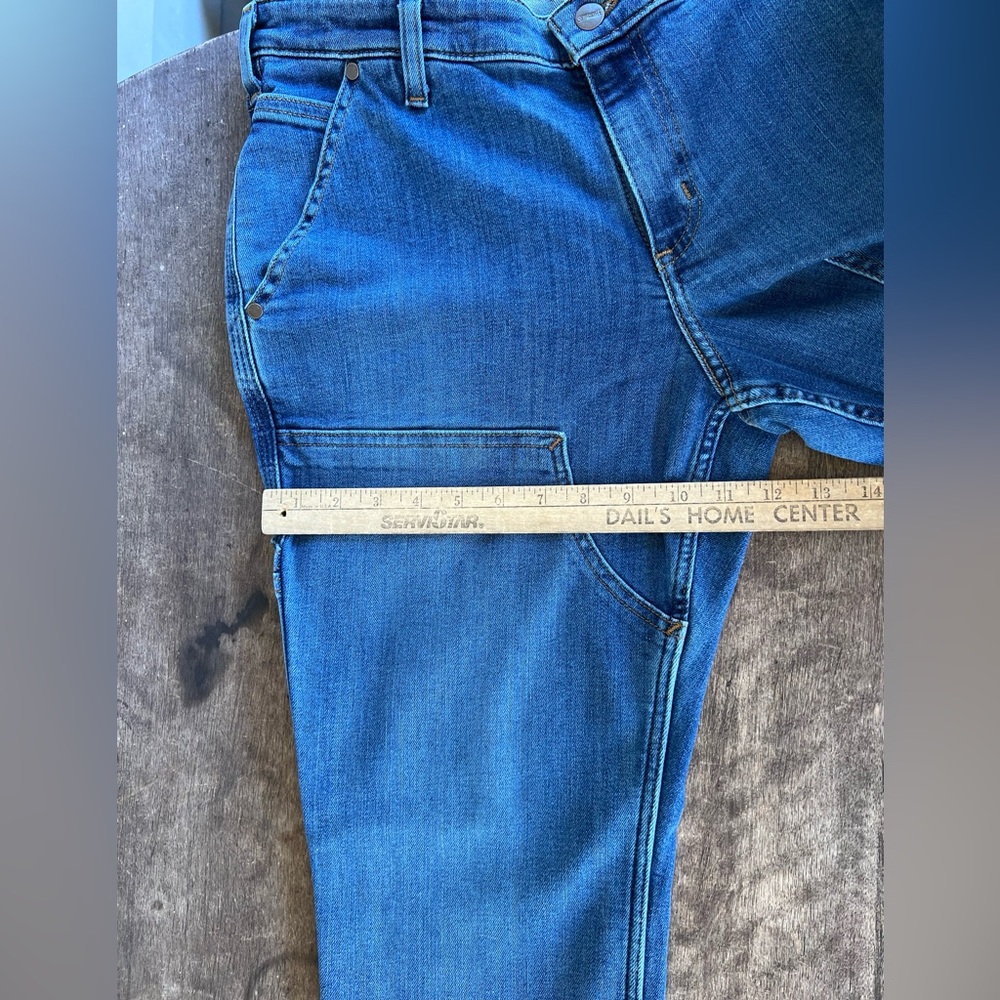 Carhartt Rugged Flex Relaxed Fit Double Front Jean Womens Sz 12S 105110-H97 NWT - Picture 8 of 15